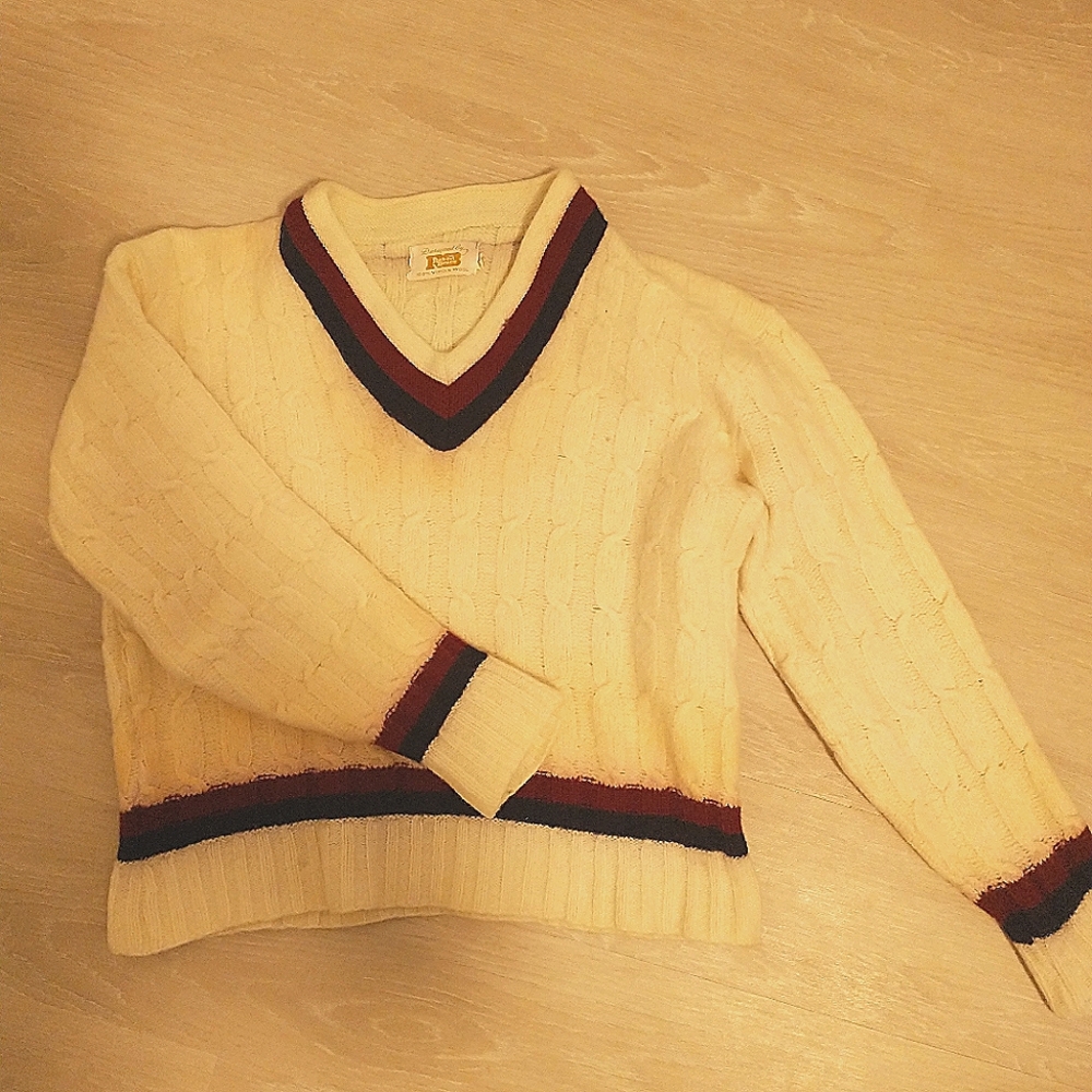 Cricket Sweater, Wool, Robert Bruce Brand